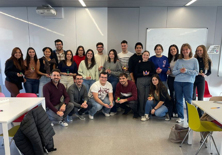 Grupo de estudiantes que ha participado en la actividad